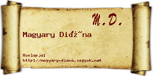 Magyary Diána névjegykártya